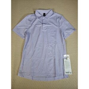 Lululemon Evolution Short-Sleeve Polo Women Size S Light Purple Athletic Workout